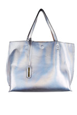 Street Level Silver/nude Reversible Tote A614