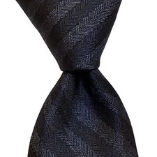BAR III Men's Polyester Skinny 57 3/4" Necktie Designer STRIPED Blues NWT 55