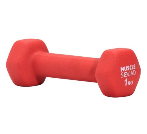 Manubri in neoprene Soft Touch MuscleSquad pesi manubrio 1 kg - 10 kg - Foto 2 di 8