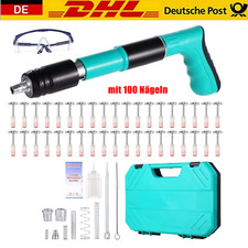 5 Gang Mini Nagelpistole Stahlnagelpistole Nagelschussger&auml;t mit 100 N&auml;geln DIY