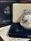 2000 P Silver Eagle Proof w/ COA and Original Box