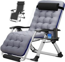 SLSY Zero Gravity Chair Outdoor Garden Sunloungers Reclining Folding PaddedChair