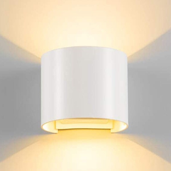 Applique LED COB Lampe Wand 20W Oval Weiß Warmes Licht Innen AußEn 19-image