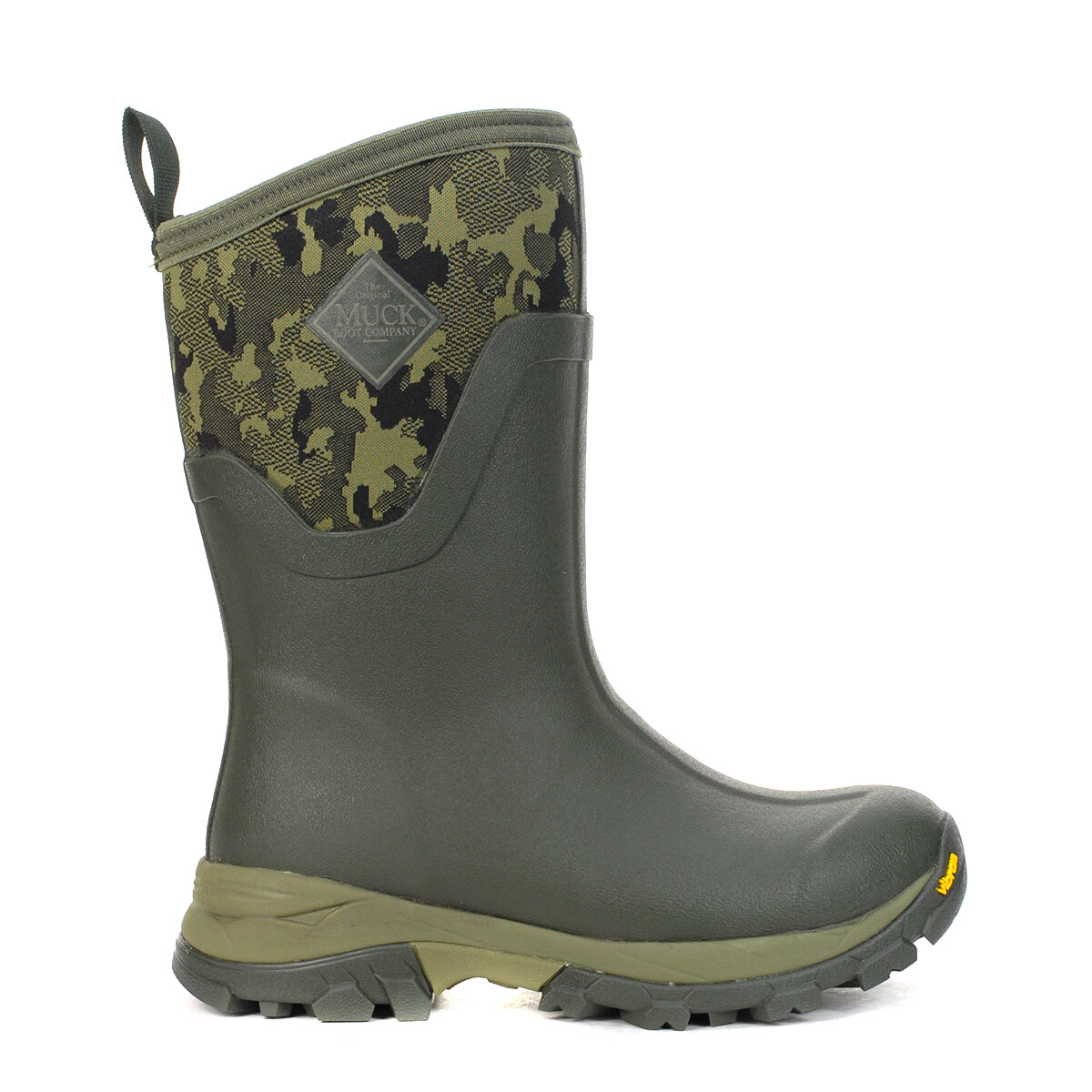Женские зимние ботинки Arctic Ice Agat Mid Green/камуфляжные/непромокаемые ботинки