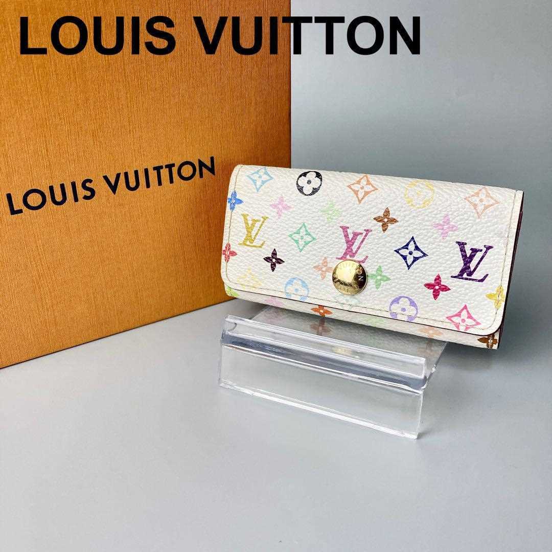 louis vuitton key holder white