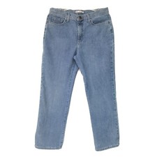 Lee Women's Jeans Size 10P Classic Fit Jeans Denim Blue Straight Leg 31x27