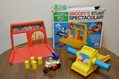 Vintage Snoopy's Stunt Spectacular! A Child Guidance Toy Crash