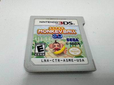 Super Monkey Ball: 3D (Nintendo 3DS, 2011) Cartridge Only Authentic TESTED