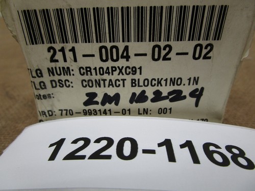 New GE Contact Block GR104PXC91 2 Pole 1NO 1NC 300V for Control Relay - Picture 8 of 10