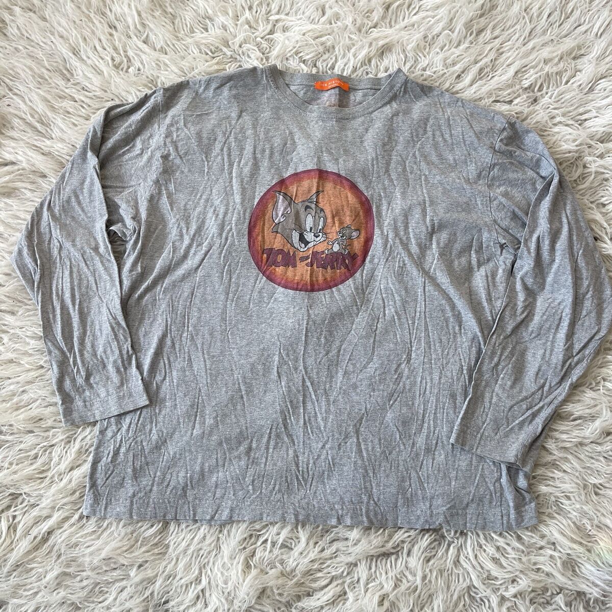 Ice History Iceberg T-Shirt Mens 3XL Gray Tom & Jerry Made Ice History Iceberg T-Shirt Mens 3XL Gray Tom & Jerry Made