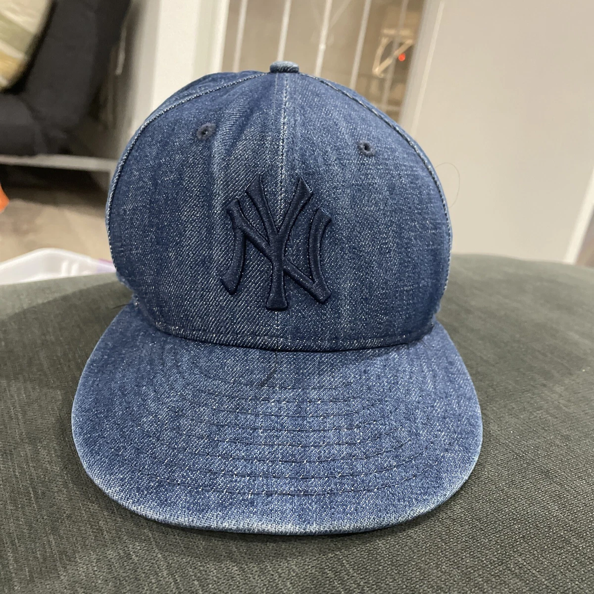 New York Yankees DENIM 12-PACK Black-Navy Fitted Hat