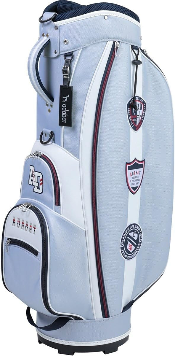 Мужская сумка ADABAT Golf Caddy Bag ПОВСЕДНЕВНАЯ 9x47 дюймов 2,9 кг серебристого цвета ABC431