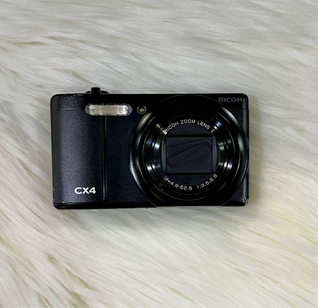 ★美品、シャッター少なめ、セット品★RICOH リコーCX4 動作OK！ Amazon | RICOH デジタルカメラ CX4 ブラック CX4BK 1000万画素