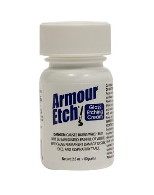 Armour Etch Glass Etching Cream 3 Ounce Multicolor Versatile Easy Use