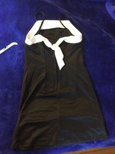 DRESS in black and white. size 16  by Amy Byer has shoulder straps 