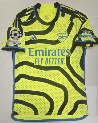 2023/24 ADIDAS ARSENAL #7 SAKA CHAMPIONS LEAUGE AWAY SOCCER JERSEY