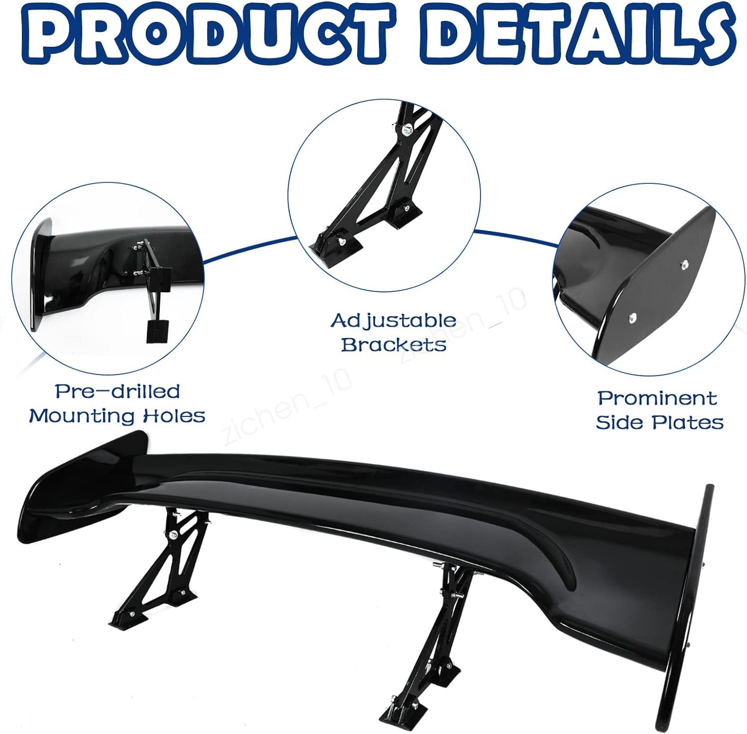 46" High Stand Rear Trunk Spoiler Racing GT Wing For 2004-2011 Lotus Elise US