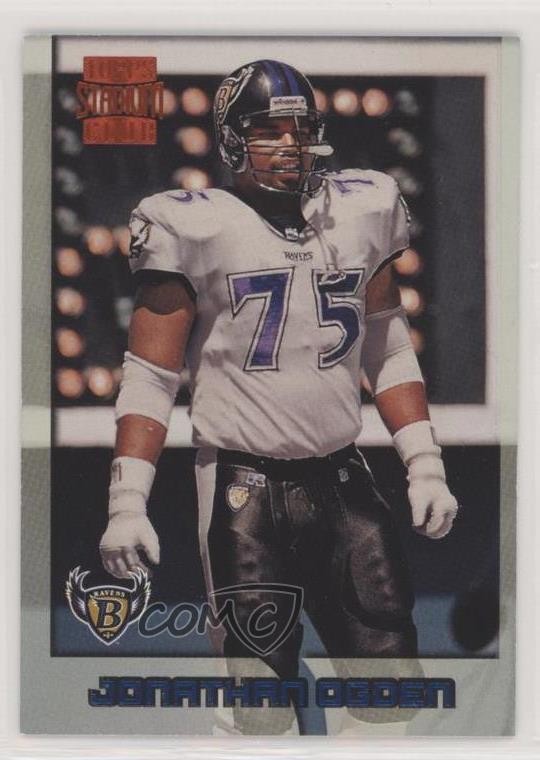 1996 Topps Stadium Club Jonathan Ogden #339 Rookie RC HOF qp4