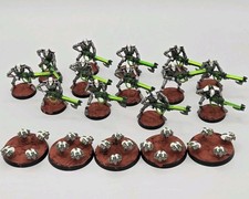 Warhammer 40K Necron Warriors x13 and x5 Sarab, Painted Classic Version
