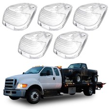 5x Clear Cab Marker Lights Roof Running Cover Lens For Ford F250 F350 Super Duty 5x Clear Cab Marker Lights Roof Running Cover Lens For Ford F250 F350 Super Duty
