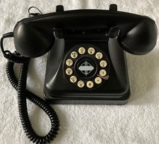 Crosley Model CR62 Black Classic Desk Telephone Push Button Technology Land Line