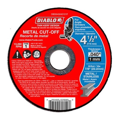 Diablo Metal Cut-Off 4 1/2 10 Pack