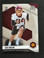 2021 Panini Mosaic #400 Dax Milne RC Washington Football Team Football Card