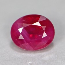 1.00 CTS NATURAL RUBY OVAL SHAPE LOOSE GEMSTONE FROM BURMA