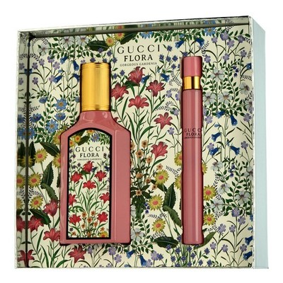 Gucci Flora by Gucci Gorgeous Gardenia - Set mit Mini EDP Spray 50ml-10ml