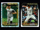 Paul Skenes Topps Chrome Baseball Card Lot RC X Fractor Rookie Refractor Pirates