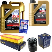 Inspektionskit Filter Liqui Moly ÖL 6L 10W-40 FüR Peugeot 807 E 2.2 Hdi 2.0 406