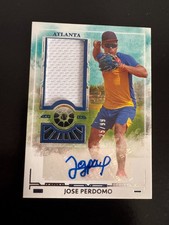 2025 Panini Boys of Summer Patch Auto #PM-JPM Jose Perdomo /99 Atlanta