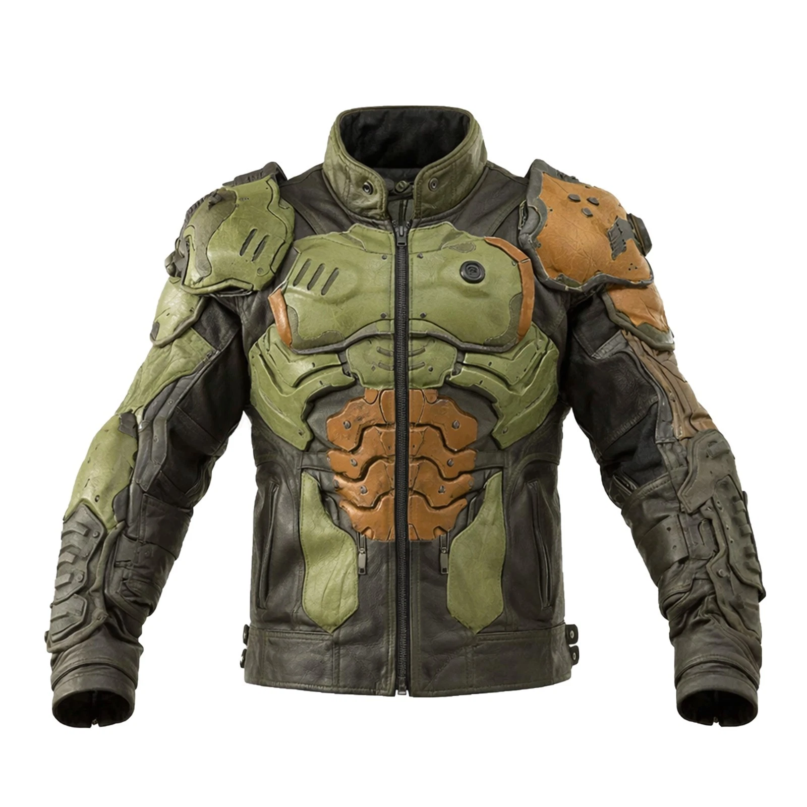 Doomguy Leather Jacket Doomslayer Inspire Gamer Leather Jacket