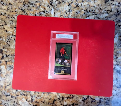 1998 CHAMPIONS OF GOLF MASTERS COLL 1997 TIGER WOODS PSA NM 7