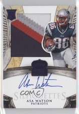 2014 Panini Crown Royale Rookie Silhouettes RPS Purple 12/25 Asa Watson Auto 4n3