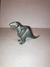 Vintage 1950s Marx Prehistoric Times Dinosaur Playset Metallic Silver T-Rex