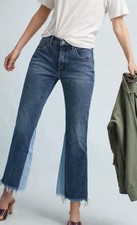 Anthropologie Pilcro and the Letterpress Raw Hem High-Rise Flare Jeans Pants 26