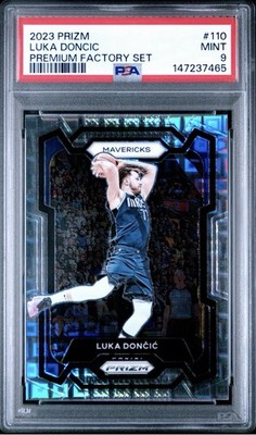 2023 Prizm Luka Doncic Dallas Mavericks Premium Factory Set /150 PSA MINT 9