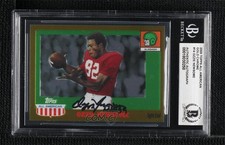 BAS 2005 All American Retired Edition Chrome Gold /555 Ozzie Newsome #14 HOF 3c7