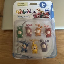 7× Cute Oddbods Fuse Bubbles Slick Jeff Bubbles Figures Model Toys NEW IN BOX