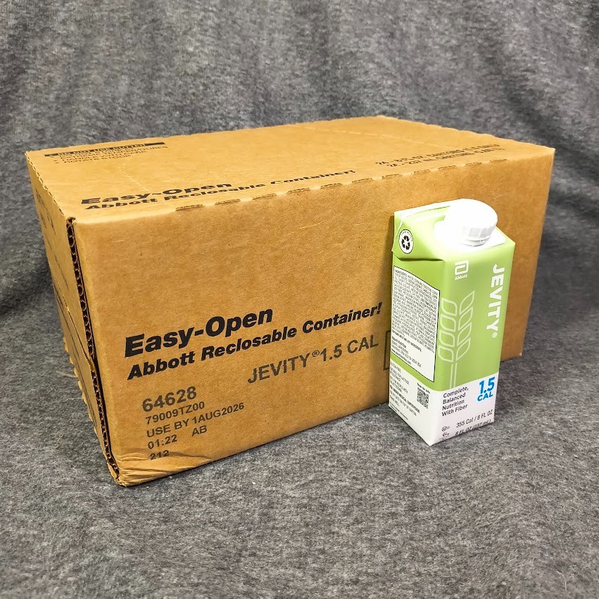 Jevity 1.5 Cal 8oz 24-Count Sealed Case Expires 8/2026 Free 