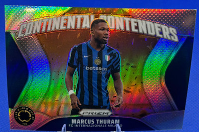 2025 Prizm FIFA World Cup Marcus Thuram #10 Continental Contenders Silver Prizm