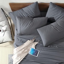 Swift Home Twin Xl 4-Piece Microfiber Sheet Sets Includes 1 Bonus Pillowcase