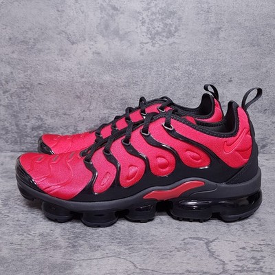 NIKE Air Vapormax Plus Basketball Shoes Mens Size 12 University Red Black