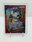 2025 Panini Prizm - Justin Jefferson #81 Red Shimmer Prizm /35 - Vikings