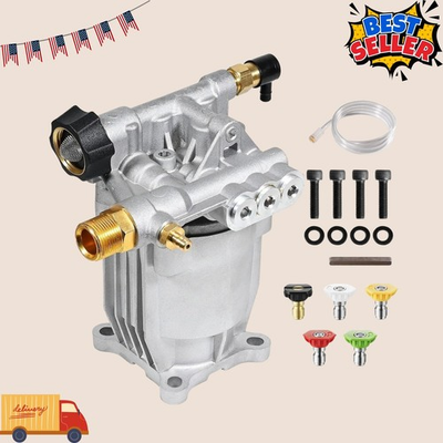 #ad 3 4quot; shaft pressure washer pump 3400 psi 2.5 gpm honda gc160 gc190 $93.49