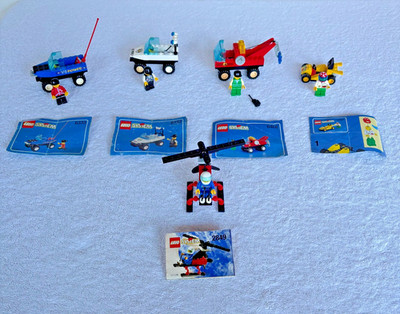 Lot of LEGO City System Tow-n-Go  (6468) Race and Chase (6333) Gyrocopter (2849)