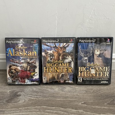 PLAYSTATION 2 Cabela's LOT TROPHY BUCKS/ALASKAN ADVENTURE more