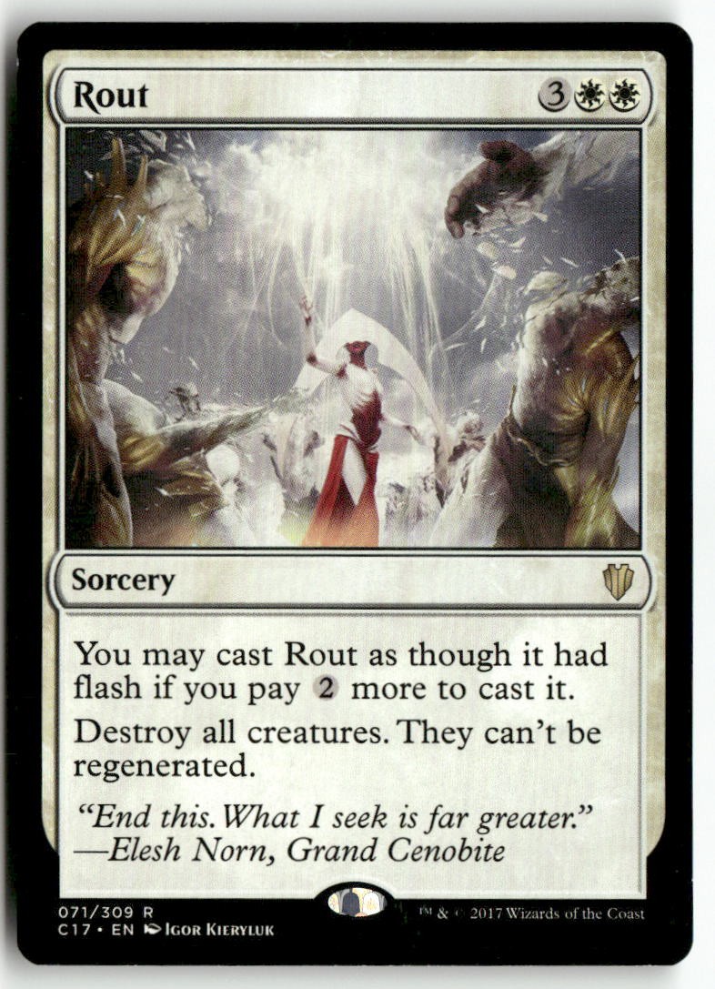 Rout 71 Rare Commander 2017 Magic: The Gathering Lightly Played