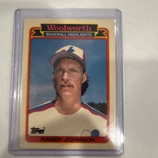 1989 Topps Woolworth Baseball Highlights - Randy Johnson #13 (RC)